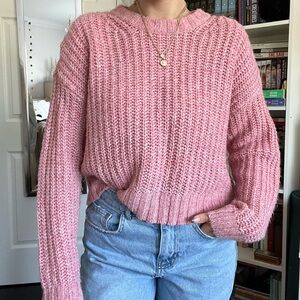 Pink American Eagle knit